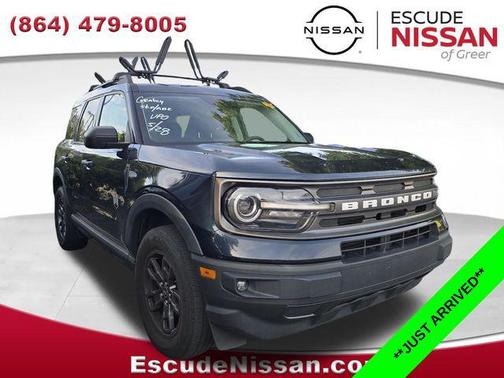 Alto Blue Metallic Tinted Clearcoat 2021 Ford Bronco Sport Big Bend