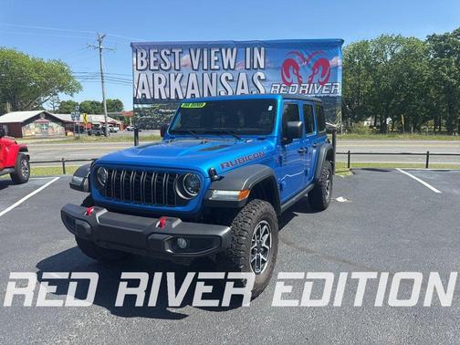 Hydro Blue Pearlcoat 2024 Jeep Wrangler Rubicon