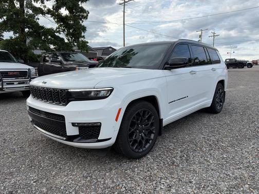 Bright White Clearcoat 2024 Jeep Grand Cherokee L Summit