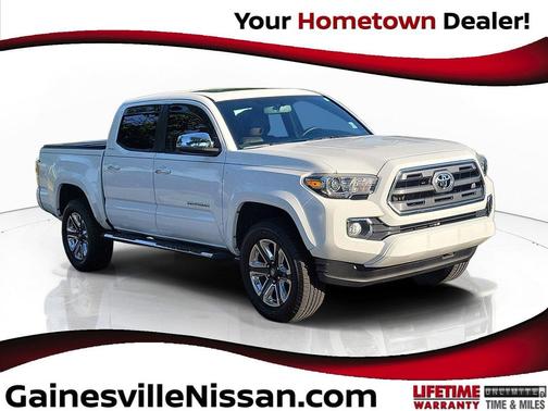 Super White 2017 Toyota Tacoma Limited