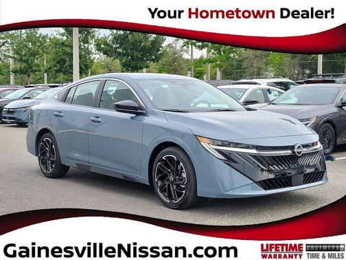 Atlantic Gray Metallic 2026 Nissan Sentra SR