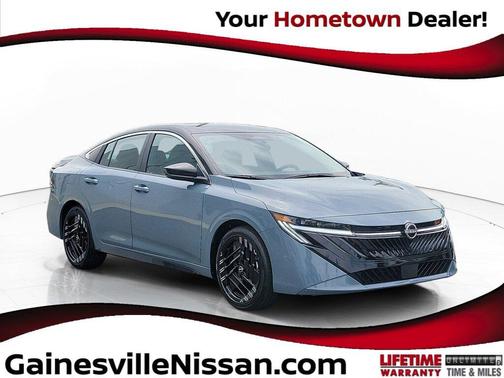 Atlantic Gray Metallic/Super Black 2026 Nissan Sentra SR