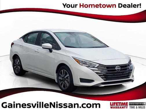 Aspen White 2025 Nissan Versa 1.6 SV