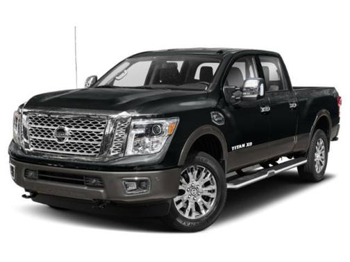 Midnight Pine Metallic 2019 Nissan Titan XD Platinum Reserve