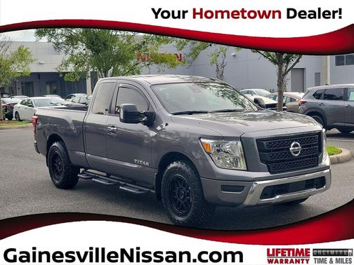 Gun Metallic 2021 Nissan Titan SV