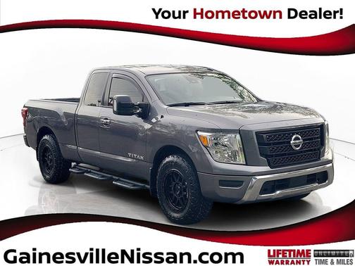 Gun Metallic 2021 Nissan Titan SV