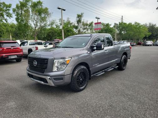 Gun Metallic 2021 Nissan Titan SV