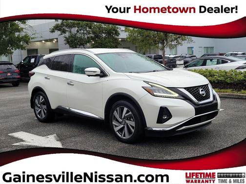Pearl White 2021 Nissan Murano SL FWD