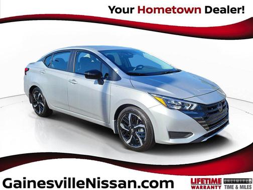 Brilliant Silver Metallic 2025 Nissan Versa 1.6 S