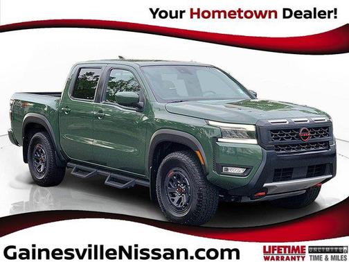Tactical Green Metallic 2025 Nissan Frontier PRO-4X