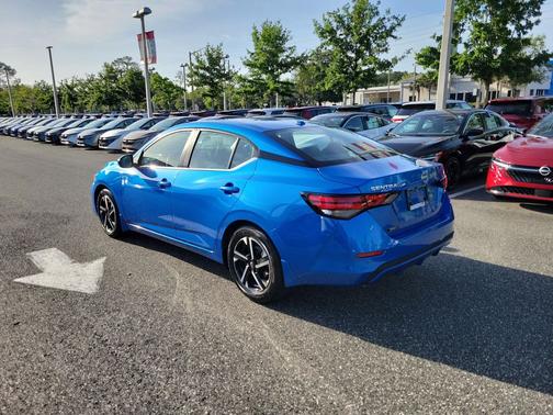 Electric Blue Metallic 2025 Nissan Sentra SV