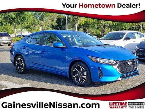 Electric Blue Metallic 2025 Nissan Sentra SV
