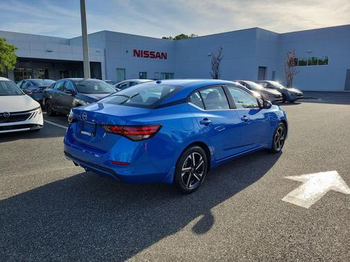 Electric Blue Metallic 2025 Nissan Sentra SV