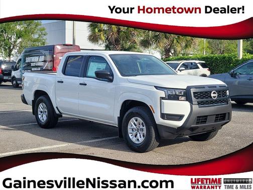 Glacier White 2026 Nissan Frontier S