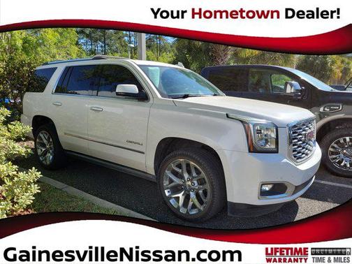 White Frost Tricoat 2020 GMC Yukon Denali