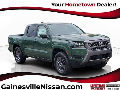 Tactical Green Metallic 2026 Nissan Frontier SV