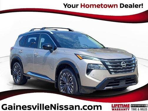Champagne Silver Metallic 2025 Nissan Rogue Platinum