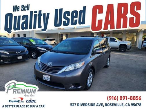 Predawn Gray Mica 2017 Toyota Sienna LE