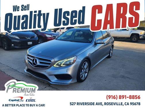 Gray 2014 Mercedes-Benz E-Class BlueTEC Sport Sedan