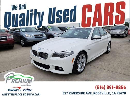 White 2015 BMW 535 535i