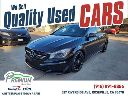 Black 2016 Mercedes-Benz CLA-Class Base