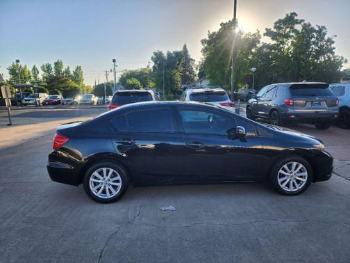 Crystal Black Pearl 2012 Honda Civic EX