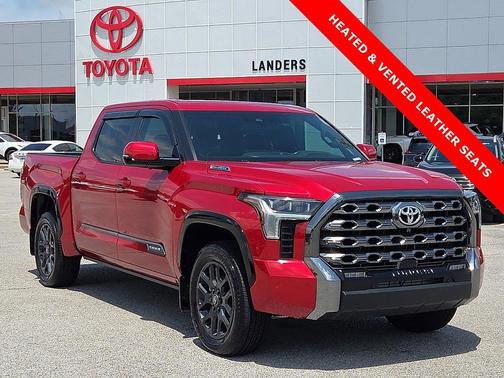 Supersonic Red 2025 Toyota Tundra Hybrid Platinum