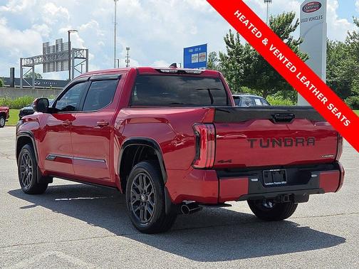 Supersonic Red 2025 Toyota Tundra Hybrid Platinum