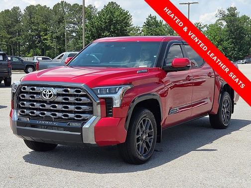 Supersonic Red 2025 Toyota Tundra Hybrid Platinum