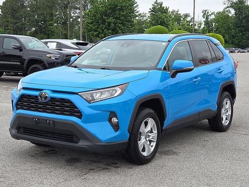 Blue Flame 2021 Toyota RAV4 XLE