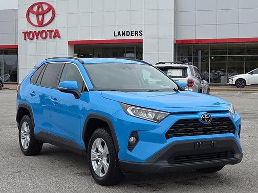 Blue Flame 2021 Toyota RAV4 XLE
