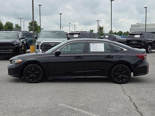 Crystal Black Pearl 2025 Honda Civic LX