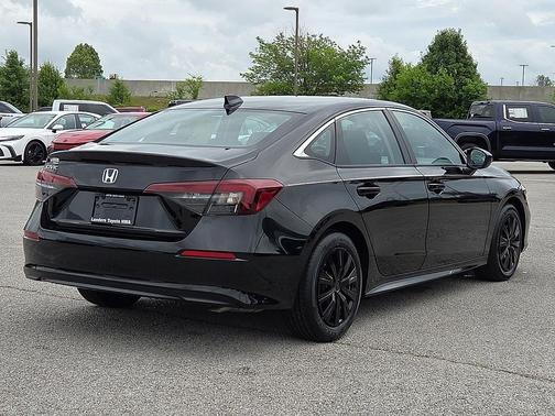 Crystal Black Pearl 2025 Honda Civic LX
