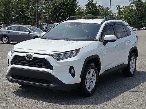 Super White 2021 Toyota RAV4 XLE