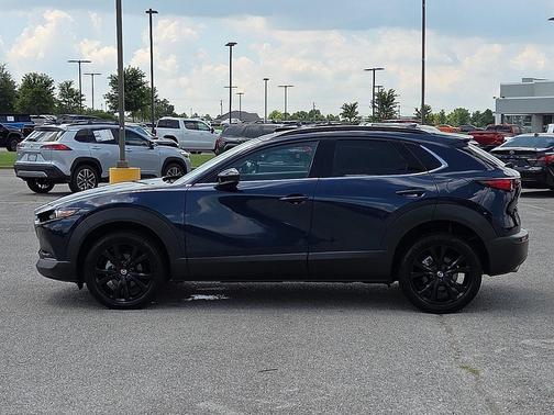 Deep Crystal Blue Mica 2025 Mazda CX-30 2.5 Turbo Premium Plus Package