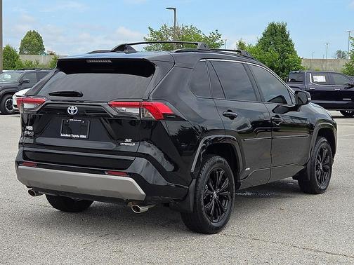 Midnight Black Metallic 2024 Toyota RAV4 Hybrid SE
