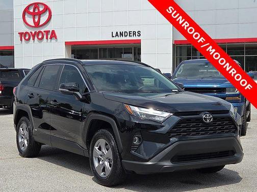 Midnight Black Metallic 2025 Toyota RAV4 Hybrid XLE