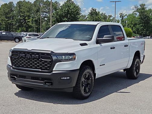 Bright White Clearcoat 2025 RAM 1500 Warlock Crew Cab 4x4 5'7' Box