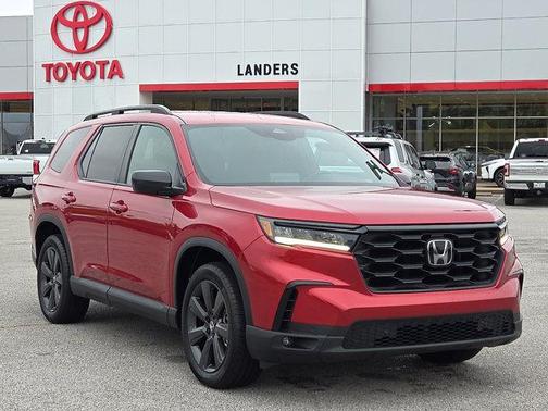 Radiant Red Metallic II 2025 Honda Pilot Sport