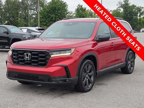Radiant Red Metallic II 2025 Honda Pilot Sport