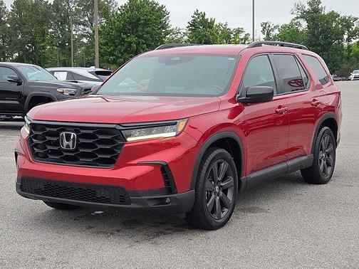 Radiant Red Metallic II 2025 Honda Pilot Sport