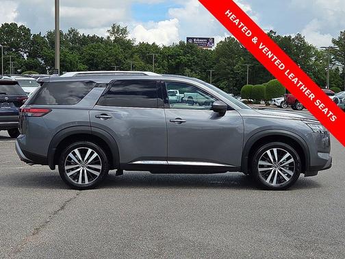 Gun Metallic 2025 Nissan Pathfinder Platinum 4WD