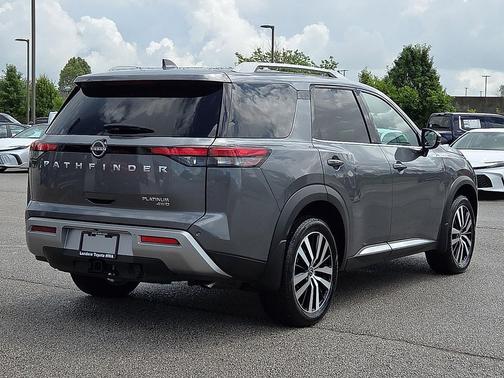 Gun Metallic 2025 Nissan Pathfinder Platinum 4WD