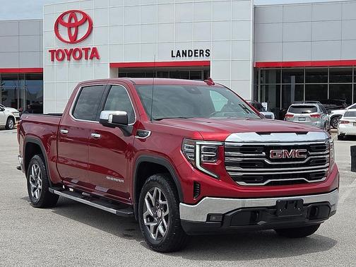 Volcanic Red Tintcoat 2023 GMC Sierra 1500 SLT