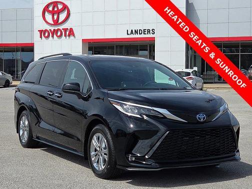 MIDNIGHT BLACK 2023 Toyota Sienna XSE 7 Passenger