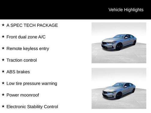2026 Acura Integra W/A-SPEC TECHNOLOGY PACKAGE