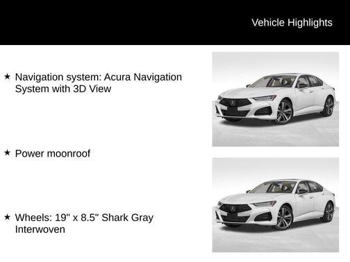 2025 Acura TLX Technology