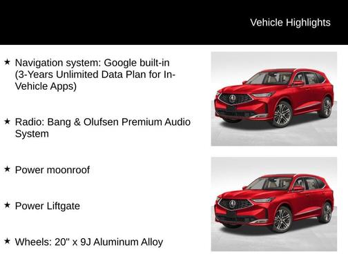 2026 Acura MDX Advance Package