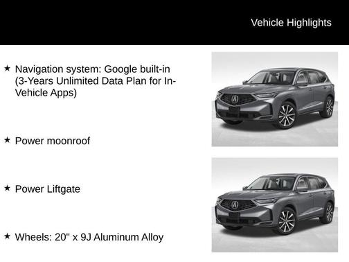 2026 Acura MDX Technology Package