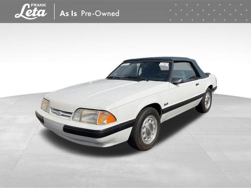 White 1988 Ford Mustang LX